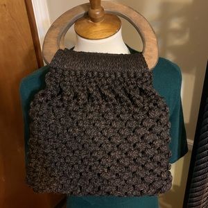 Vintage Macrame Purse